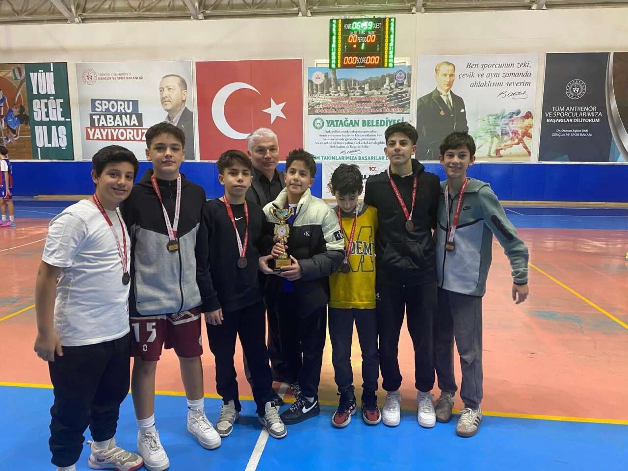 Muğla’da Okul Sporları Basketbol Yıldızlar İl Birinciliği Tamamlandı 2